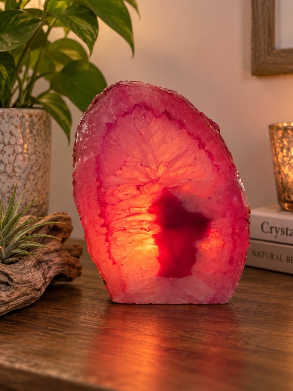 Agate Candle Holder